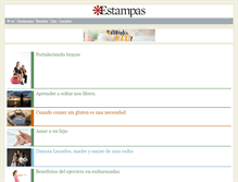 Tablet Screenshot of estampas.com